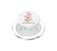 Jesus Loves You - American Sign Language Watercolor PopSockets PopGrip pour MagSafe