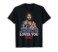 Jesus Loves You Bro Christian Religious Faith T-Shirt