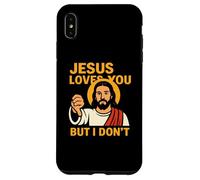 Jesus Loves You But I Don’t Funny Sarcastic Christian Humor Coque pour iPhone XS Max