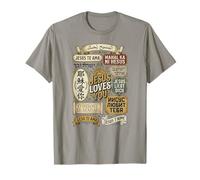Jesus Loves You in Many Languages T-Shirt évangélisation chrétienne T-Shirt