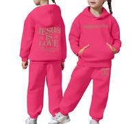 Jesus Loves You Pull à Manches Longues pour Femme, imprimé Lettres, Cordon de Serrage, Sweat à Capuche surdimensionné, Sweat-Shirt surdimensionné pour Femme z9