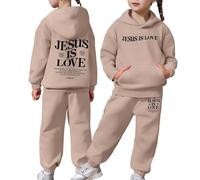 Jesus Loves You Pull à Manches Longues pour Femme, imprimé Lettres, Cordon de Serrage, Sweat à Capuche surdimensionné, Sweat-Shirt surdimensionné pour Femme z9