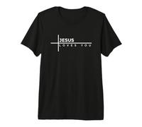 Jesus Loves You T-Shirt Haut de Gamme