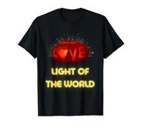 Jésus Lumière du Monde Citrouille Foi Halloween T-Shirt Graphique avec Valeur