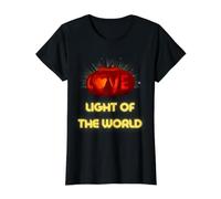 Jésus Lumière du Monde Citrouille Foi Halloween T-Shirt Graphique avec Valeur