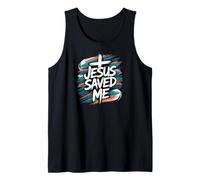 Jésus m'a sauvé la Foi chrétienne Débardeur