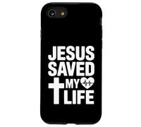 Jésus m'a sauvé la Vie Foi chrétienne Coque pour iPhone SE (2020) / 7/8