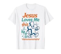 Jésus m'aime ce Que Je connais Retro Christian T-Shirt