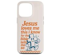 Jésus m'aime La Bible me Dit si Christian Retro Coque pour iPhone 13 Pro