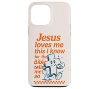 Jésus m'aime La Bible me Dit si Christian Retro Coque pour iPhone 13 Pro Max