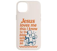 Jésus m'aime La Bible me Dit si Christian Retro Coque pour iPhone 14 Plus