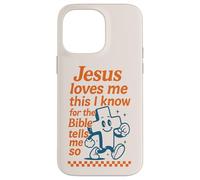 Jésus m'aime La Bible me Dit si Christian Retro Coque pour iPhone 14 Pro Max