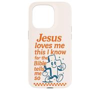 Jésus m'aime La Bible me Dit si Christian Retro Coque pour iPhone 15 Pro