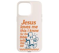 Jésus m'aime La Bible me Dit si Christian Retro Coque pour iPhone 15 Pro Max