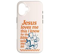 Jésus m'aime La Bible me Dit si Christian Retro Coque pour iPhone 16