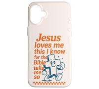 Jésus m'aime La Bible me Dit si Christian Retro Coque pour iPhone 16 Plus