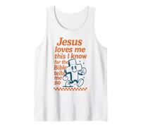 Jésus m'aime La Bible me Dit si Christian Retro Débardeur