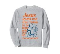 Jésus m'aime La Bible me Dit si Christian Retro Sweatshirt