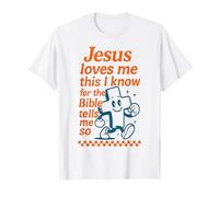 Jésus m'aime La Bible me Dit si Christian Retro T-Shirt