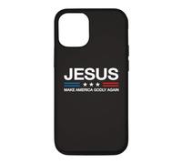 Jésus Make America Godly Again Christian Patriot God Faith Coque pour iPhone 12/12 Pro