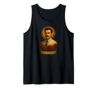 Jesús Malverde Portrait de saint populaire mexicain Art réaliste Débardeur