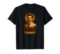 Jesús Malverde Portrait de saint populaire mexicain Art réaliste T-Shirt