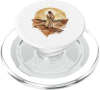 Jésus Marchant dans Le désert PopSockets PopGrip pour MagSafe