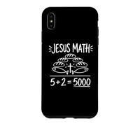 Jésus Math 2 Poissons 5 Pains nourrit la Bible Miracle 5000 Coque pour iPhone XS Max