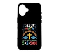 Jésus Math Loaves and Fish Miracle Faith Coque pour iPhone 16