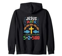 Jésus Math Loaves and Fish Miracle Faith Sweat à Capuche