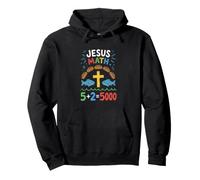 Jésus Math Loaves and Fish Miracle Faith Sweat à Capuche