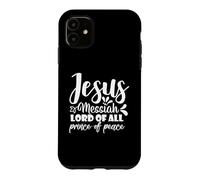 Jésus Messie Seigneur de Tous Prince de la Paix Bible chrétienne Coque pour iPhone 11