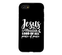 Jésus Messie Seigneur de Tous Prince de la Paix Bible chrétienne Coque pour iPhone SE (2020) / 7/8