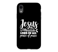 Jésus Messie Seigneur de Tous Prince de la Paix Bible chrétienne Coque pour iPhone XR