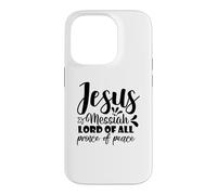 Jésus Messie Seigneur de Tous Prince de la Paix Foi chrétienne Coque pour iPhone 14 Pro