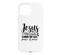 Jésus Messie Seigneur de Tous Prince de la Paix Foi chrétienne Coque pour iPhone 15