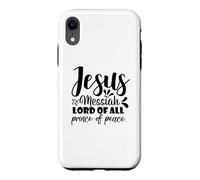Jésus Messie Seigneur de Tous Prince de la Paix Foi chrétienne Coque pour iPhone XR