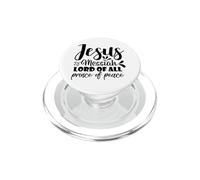 Jésus Messie Seigneur de Tous Prince de la Paix Foi chrétienne PopSockets PopGrip pour MagSafe