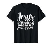 Jésus Messie Seigneur de Tous Prince de la Paix Foi chrétienne T-Shirt Graphique avec Valeur