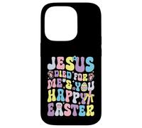 Jésus Meurt pour toi et Moi Joyeuses Pâques, Résurrection chrétienne Coque pour iPhone 14 Pro