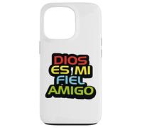 Jesús mi fiel Amigo Dios ES fiel Con Los Que Le Son fieles Coque pour iPhone 13 Pro