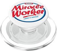 Jésus Miracle Worker Christian Faith Inspired Born Again Art PopSockets PopGrip pour MagSafe