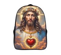 jésus mode sac à dos grande capacité 12 ans et plus sacs d'école 2 compartiment christ dieu sac à dos 3d imprimé-16,les enfants pour l'école les voyages les affaires