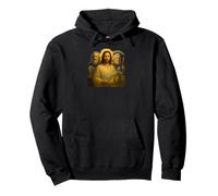 Jésus, Moïse et Noé Coloré Biblique Portrait Chrétien Sweat à Capuche