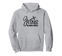 Jésus Mon Fort Rocher chrétien Espagnol Foi Sweat à Capuche
