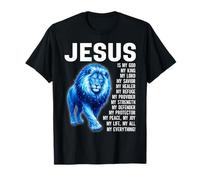 Jésus Mon Seigneur Lion de Tribu Juda Culte Chrétien T-Shirt