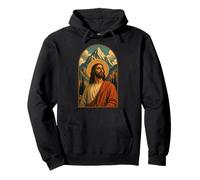 Jesus Mountain Halo, dévotion chrétienne, Art du Paysage, Foi Sweat à Capuche