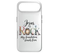 Jesus My Rock My Foundation Stand Firm Coque pour iPhone Air