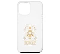 Jesus Nativity Oh Come Let Us Adore Him Vintage Adulte Coque pour iPhone 12 Pro Max