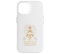 Jesus Nativity Oh Come Let Us Adore Him Vintage Adulte Coque pour iPhone 14